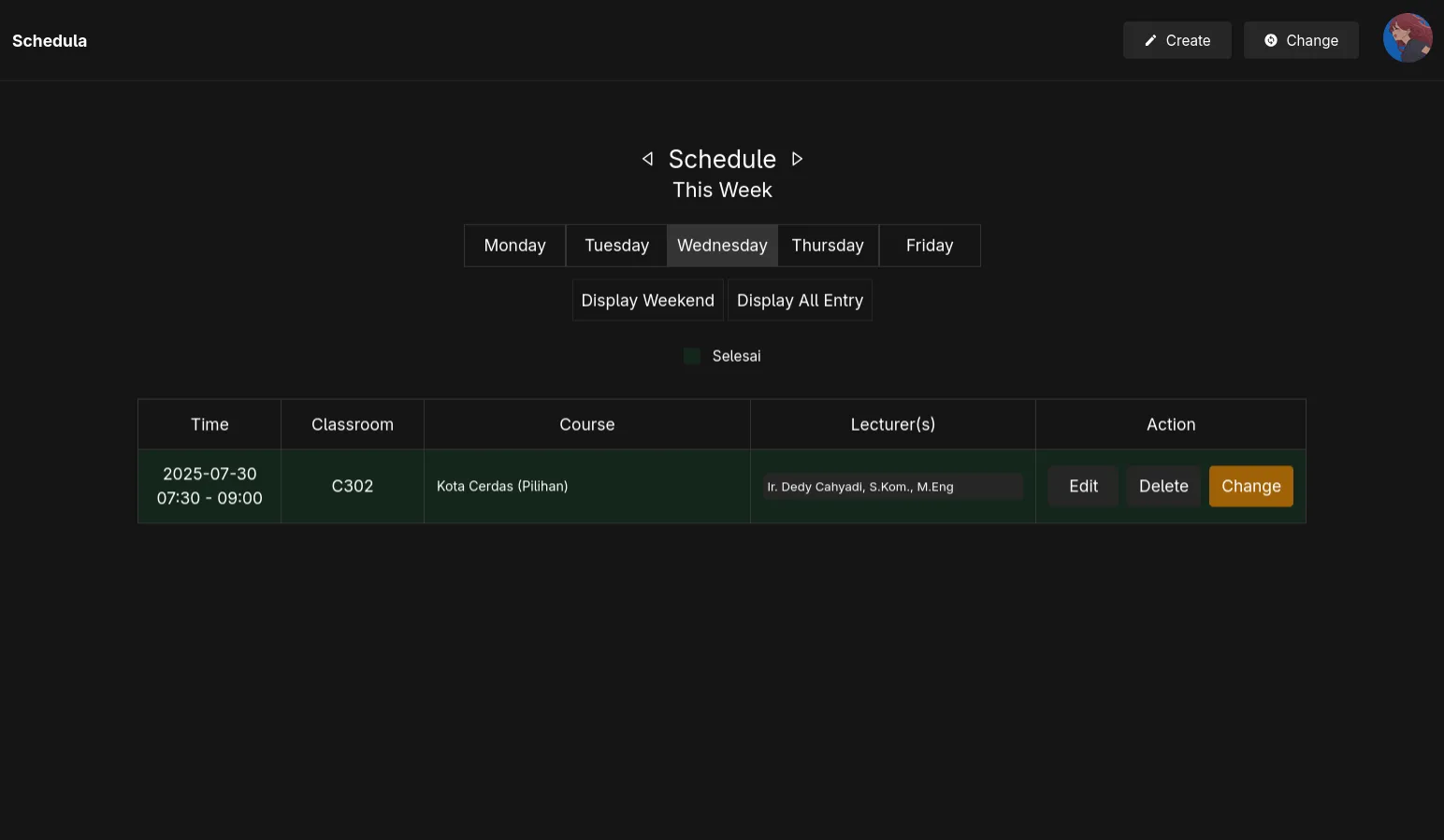 schedula in use